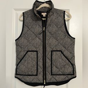 J. Crew Women’s Herringbone Zippered Puffer Vest